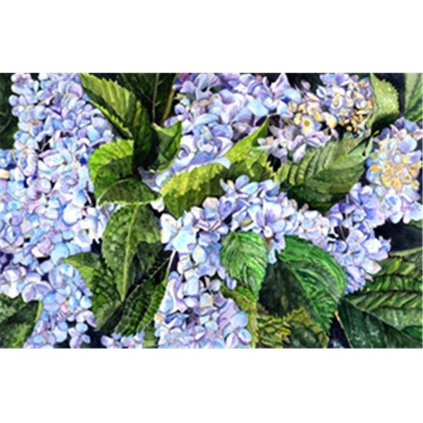 Carolines Treasures Carolines Treasures 8730PILLOWCASE Hydrangea Moisture Wicking Fabric Standard Pillowcase - 20 x 30 in. 8730PILLOWCASE - main